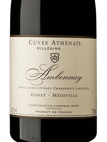 Gonet-Medeville Athenais 2019 Couteaux Champenois Rouge