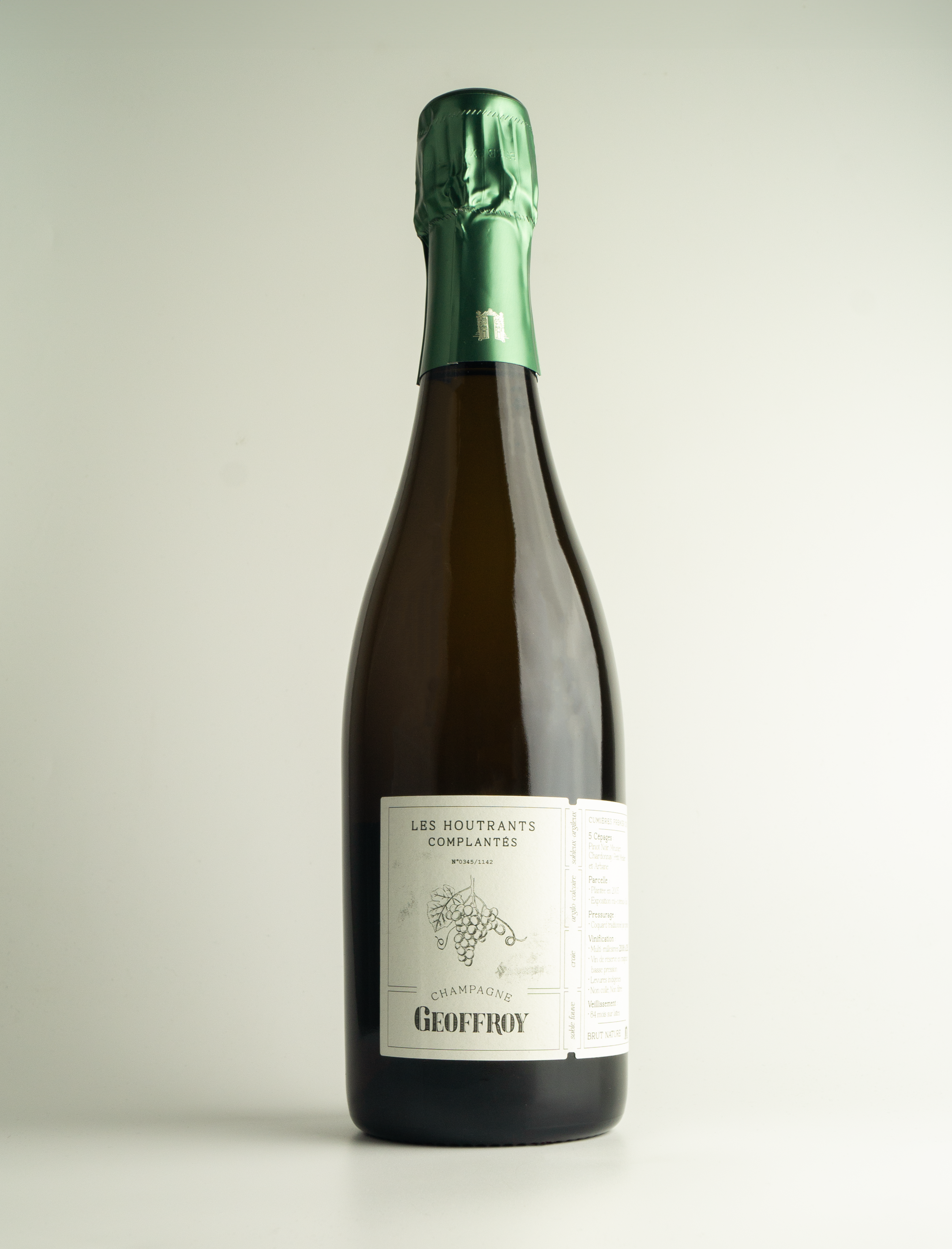 René Geoffroy Lieu-Dit "Les Houtrants complantés" Premier Cru Brut Nature