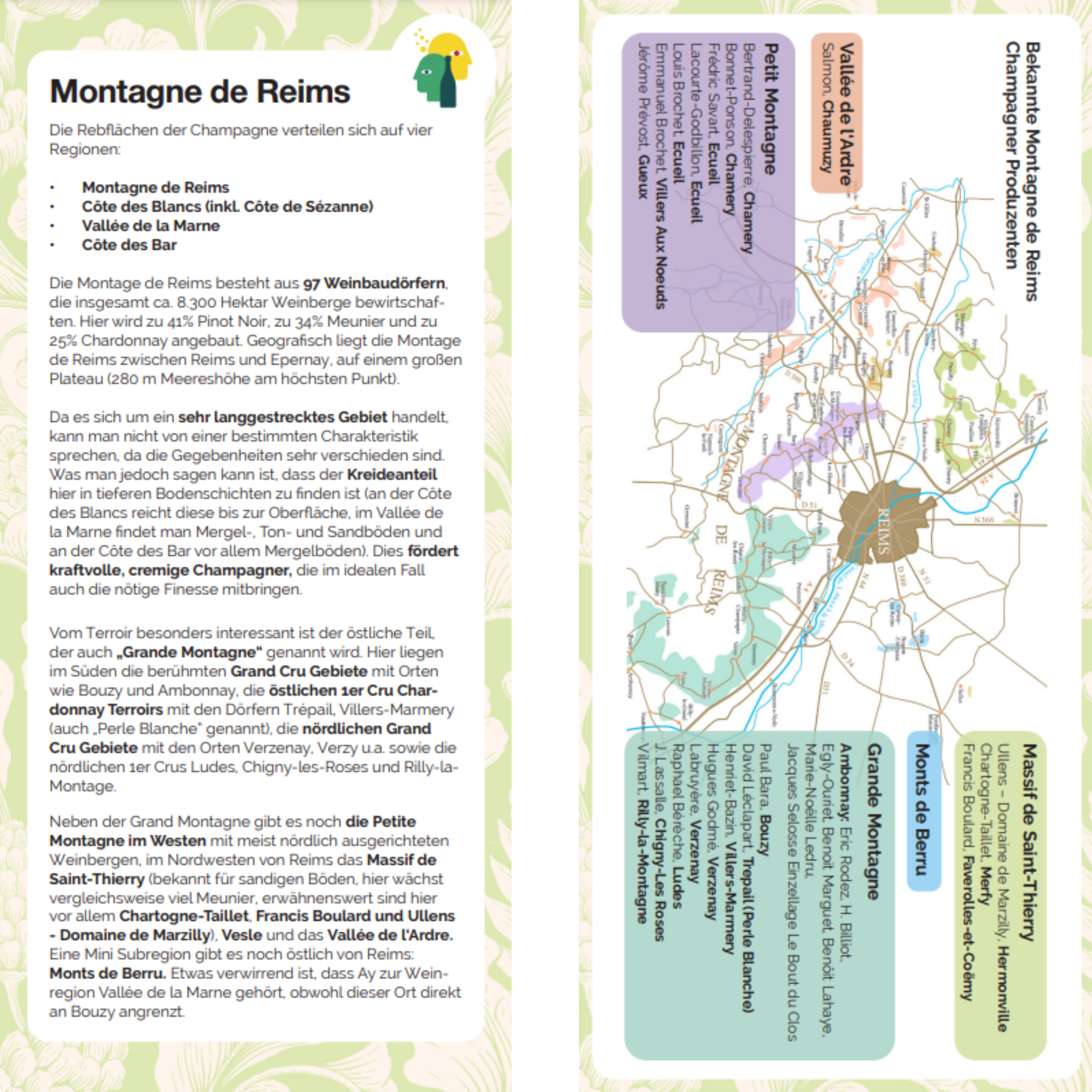 Region Map Montagne de Reims