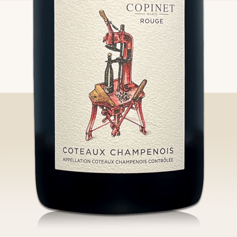 Marie Copinet - Les Coteaux Champenois Rouge Bio